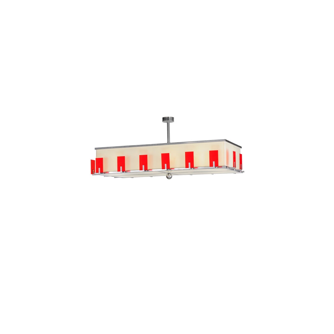 12 Light 72" Wide Linear Pendant