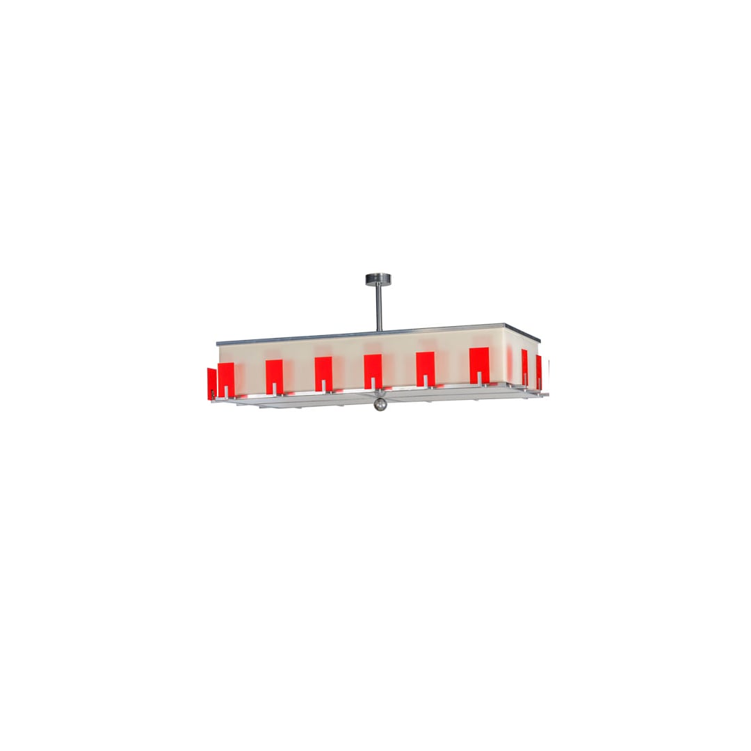 12 Light 72" Wide Linear Pendant