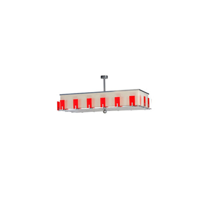 12 Light 72" Wide Linear Pendant