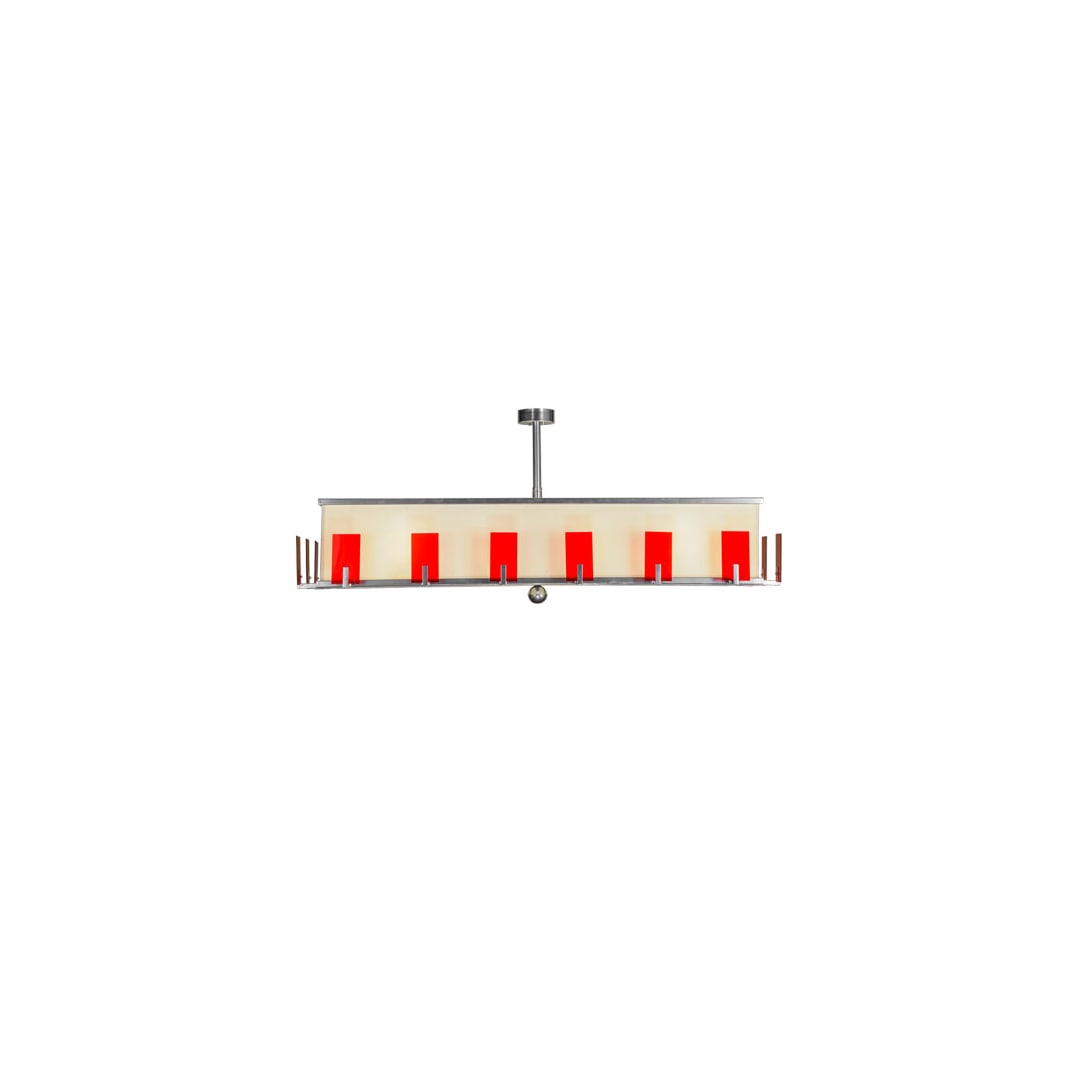12 Light 72" Wide Linear Pendant