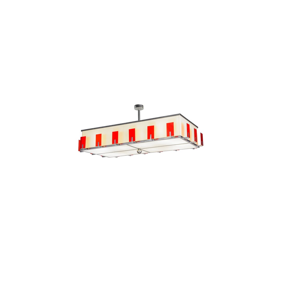 12 Light 72" Wide Linear Pendant