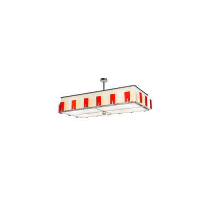 12 Light 72" Wide Linear Pendant