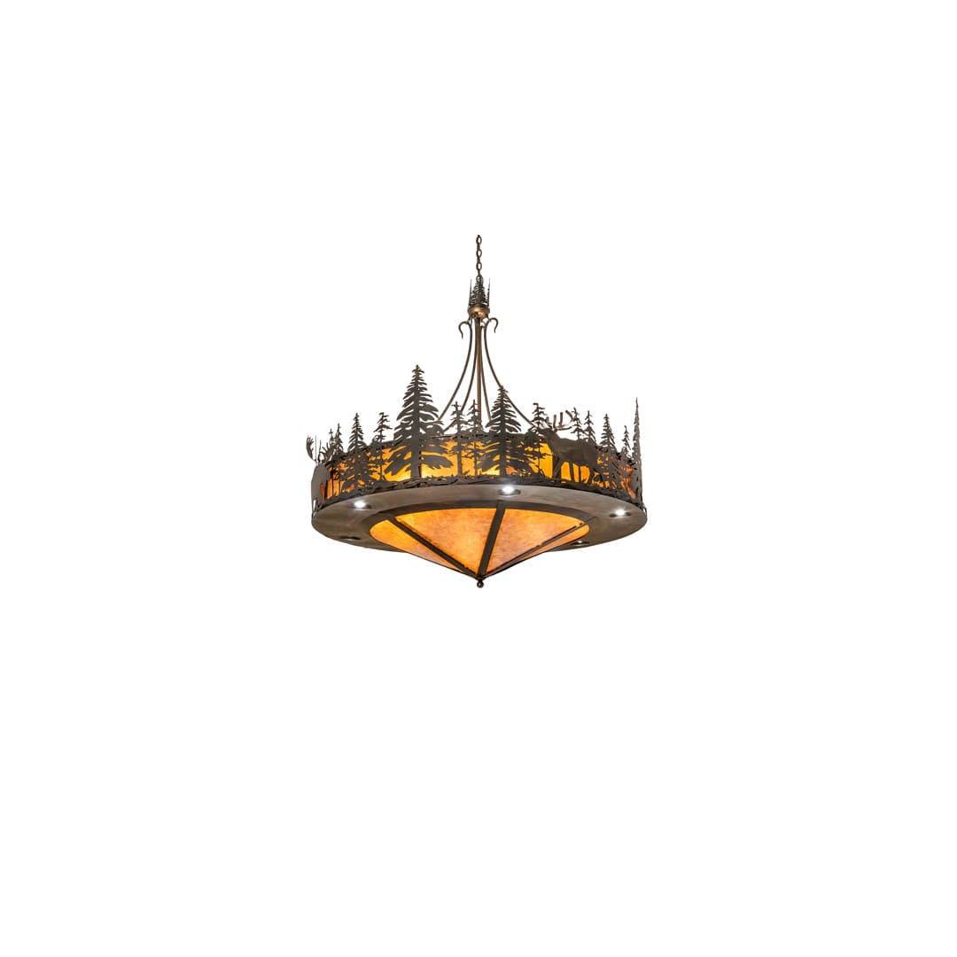8 Light 62" Wide Pendant