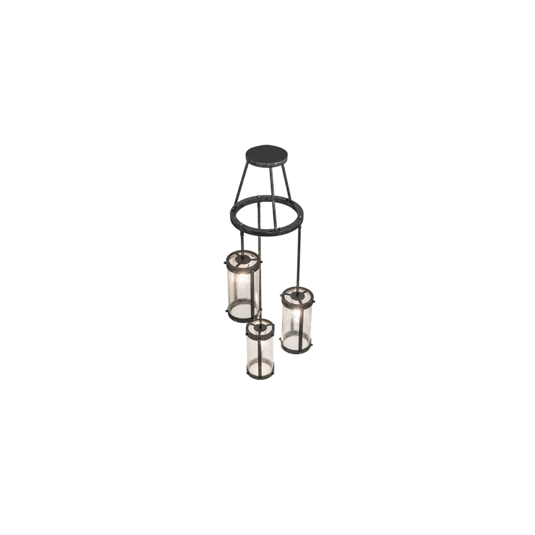 Cartier 3 Light 18" Wide Multi Light Pendant