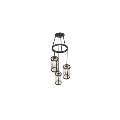 Cartier 3 Light 18" Wide Multi Light Pendant