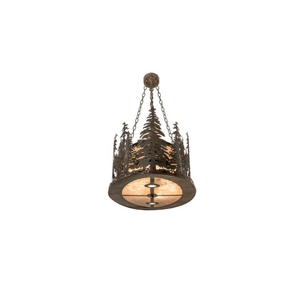 6 Light 48" Wide Linear Pendant