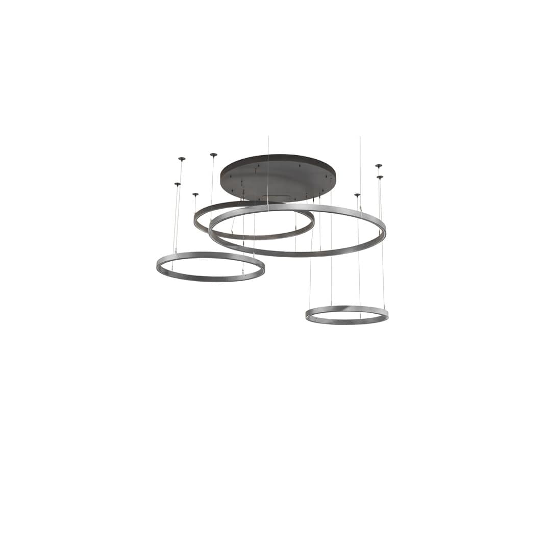 4 Light 96" Wide Suspension Multi Light Pendant