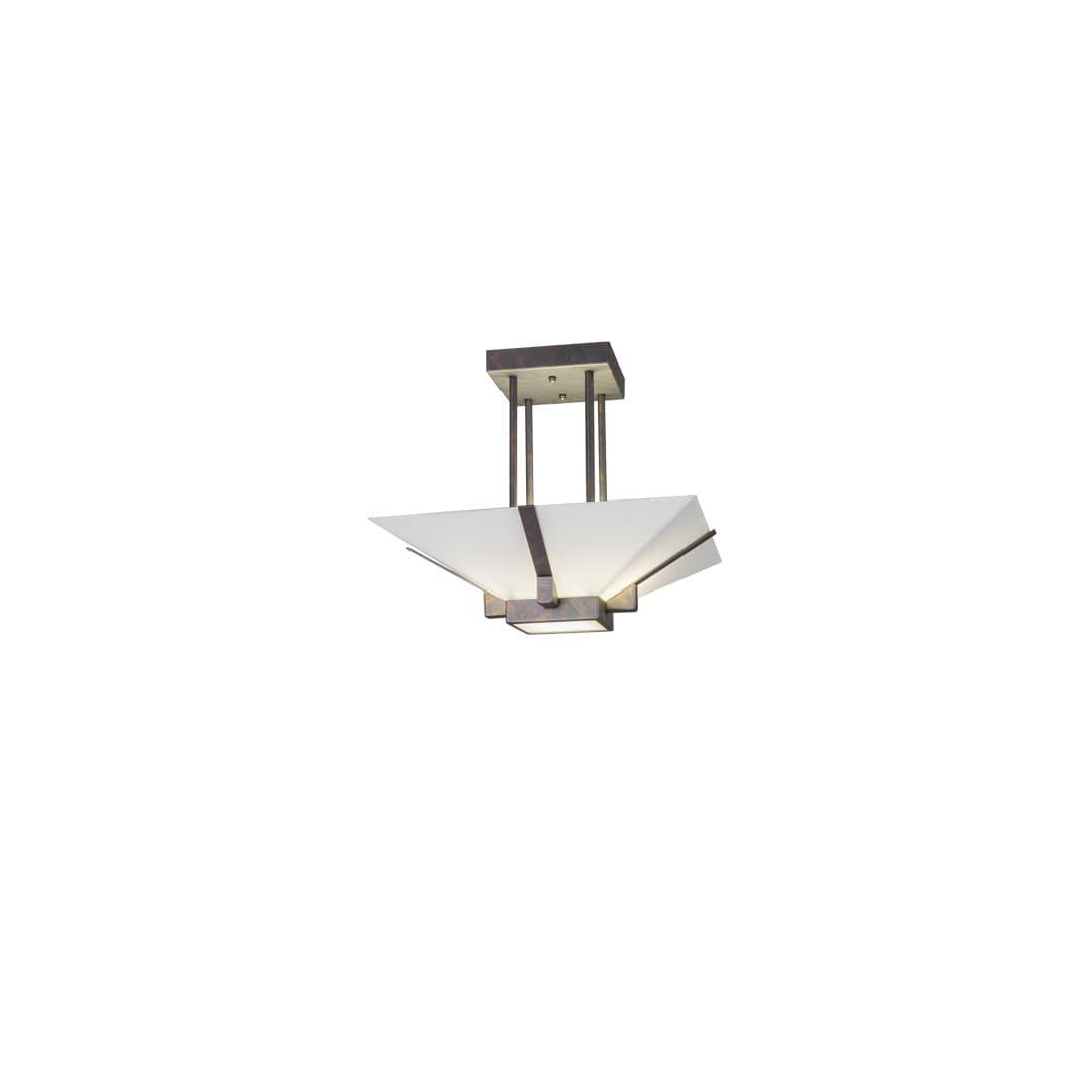Grayling 2 Light 28" Wide Semi-Flush Ceiling Fixture