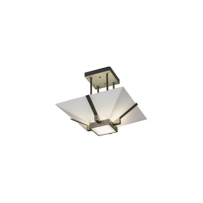 Grayling 2 Light 28" Wide Semi-Flush Ceiling Fixture