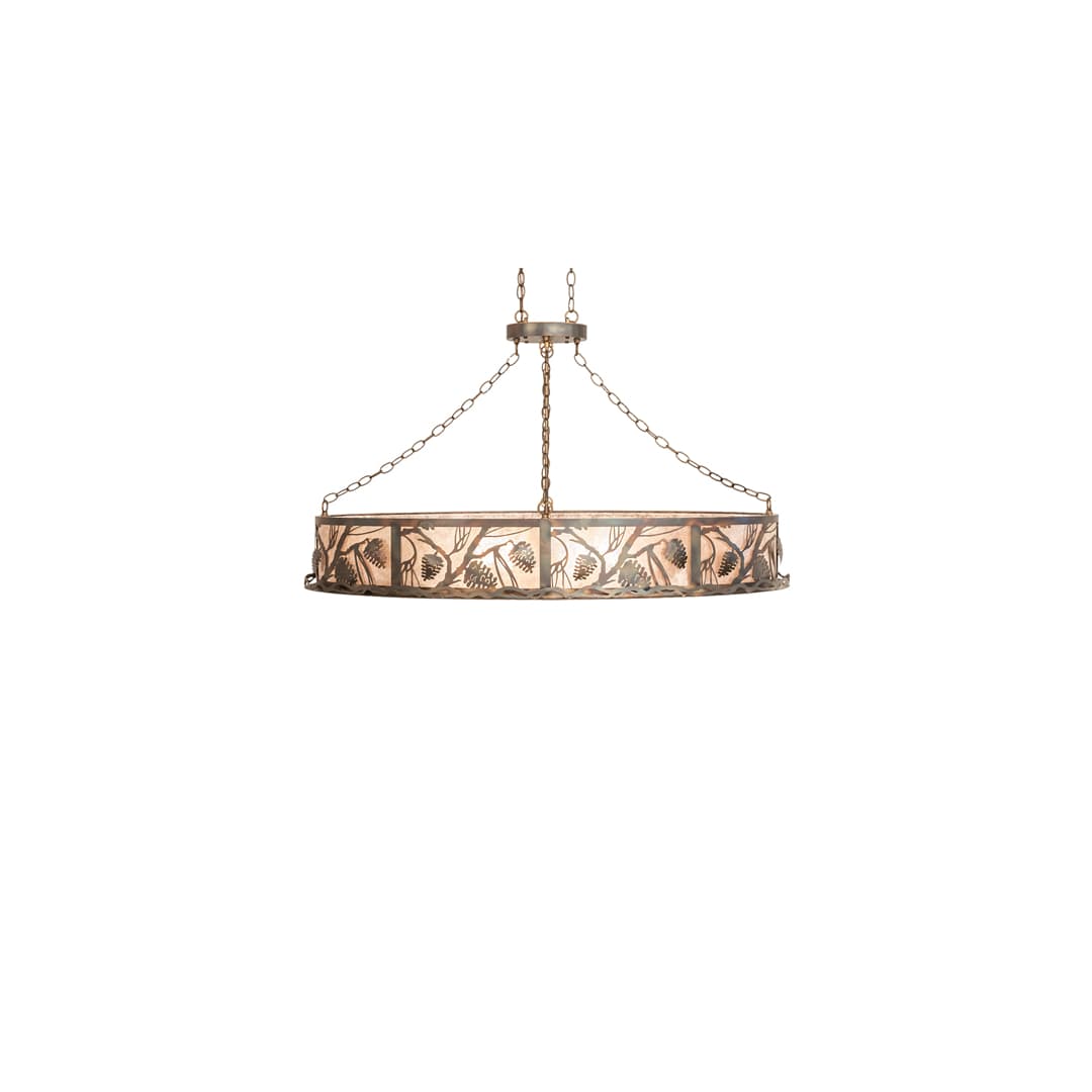 6 Light 48" Wide Linear Pendant