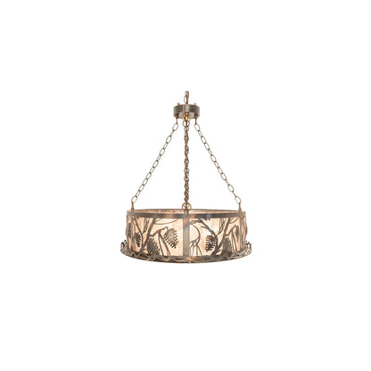 6 Light 48" Wide Linear Pendant