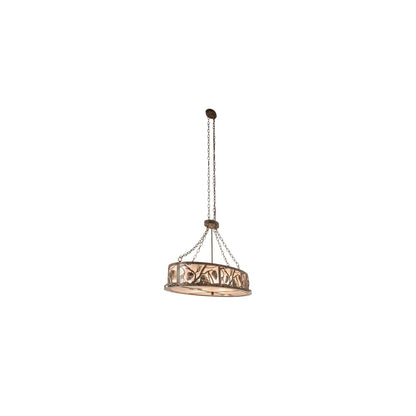 6 Light 48" Wide Linear Pendant