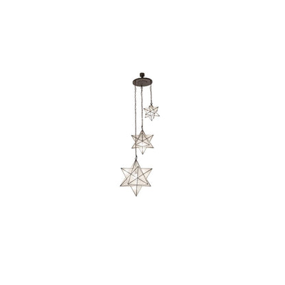 3 Light 36" Wide Multi Light Pendant