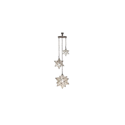 3 Light 36" Wide Multi Light Pendant