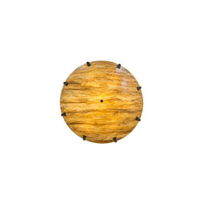 Araneta 14 Light 72" Wide Semi-Flush Bowl Ceiling Fixture - Oil Rubbed Bronze Finish - Medium Bulb Base