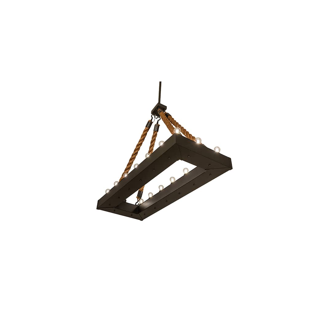 16 Light 60" Wide Linear Pendant