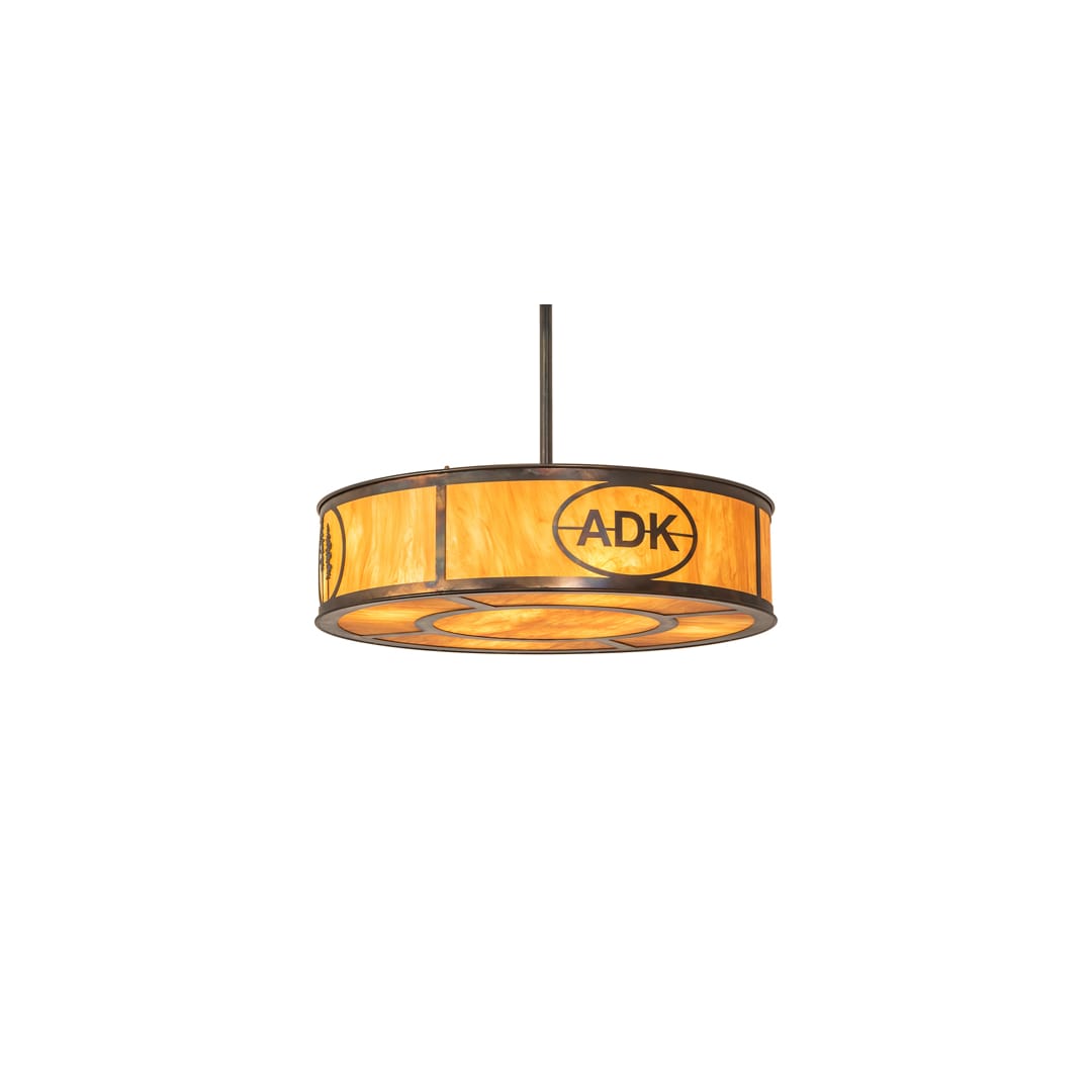 8 Light 37" Wide Pendant
