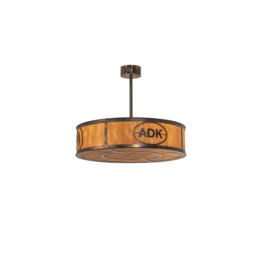 8 Light 37" Wide Pendant