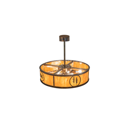 8 Light 37" Wide Pendant