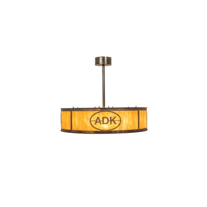 8 Light 37" Wide Pendant