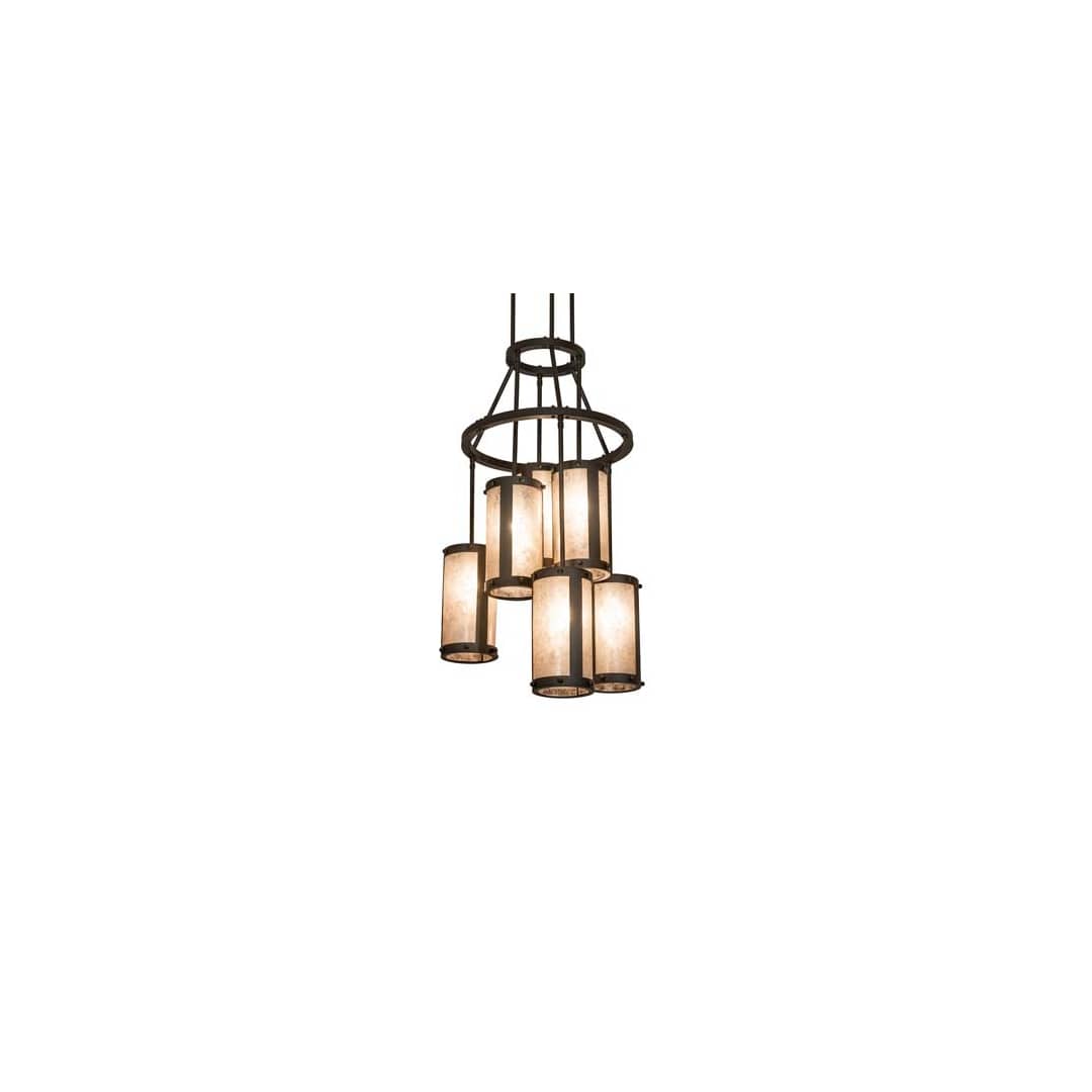 Cartier 6 Light 24" Wide Ring Chandelier
