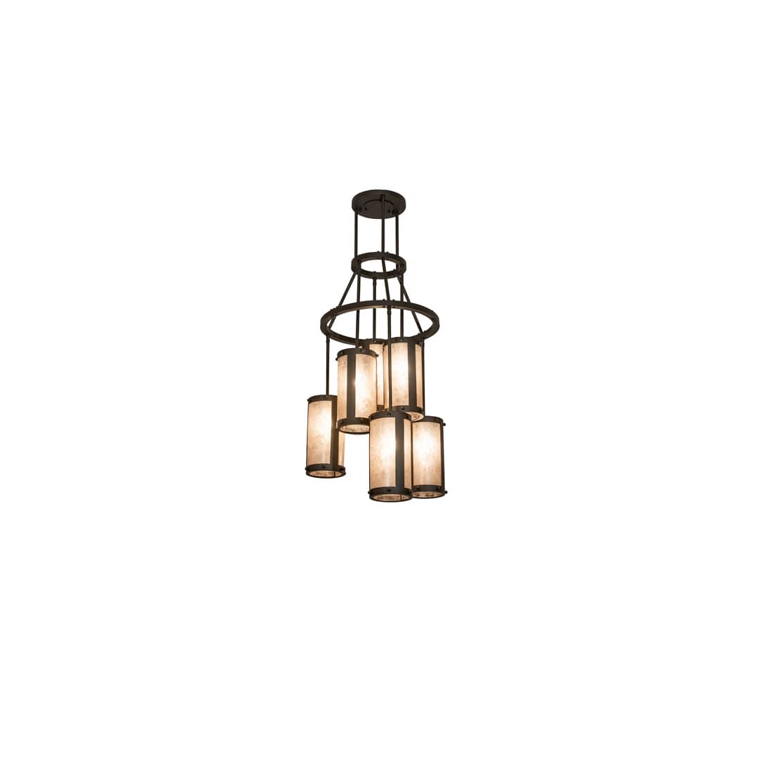 Cartier 6 Light 24" Wide Ring Chandelier