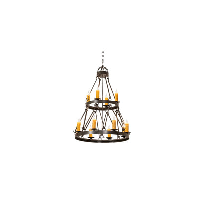 Lakeshore 12 Light 36" Wide Taper Candle Style Chandelier
