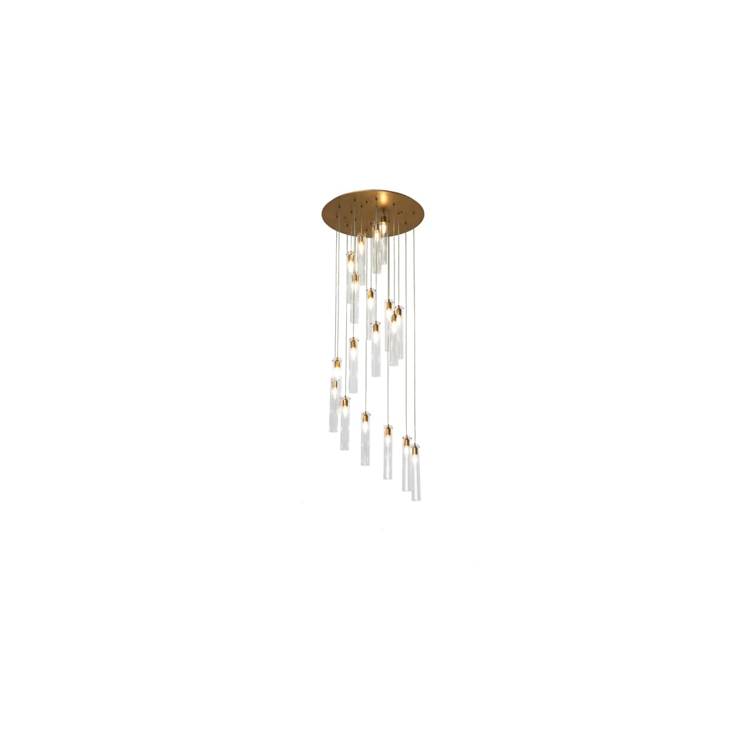 18 Light 36" Wide Multi Light Pendant