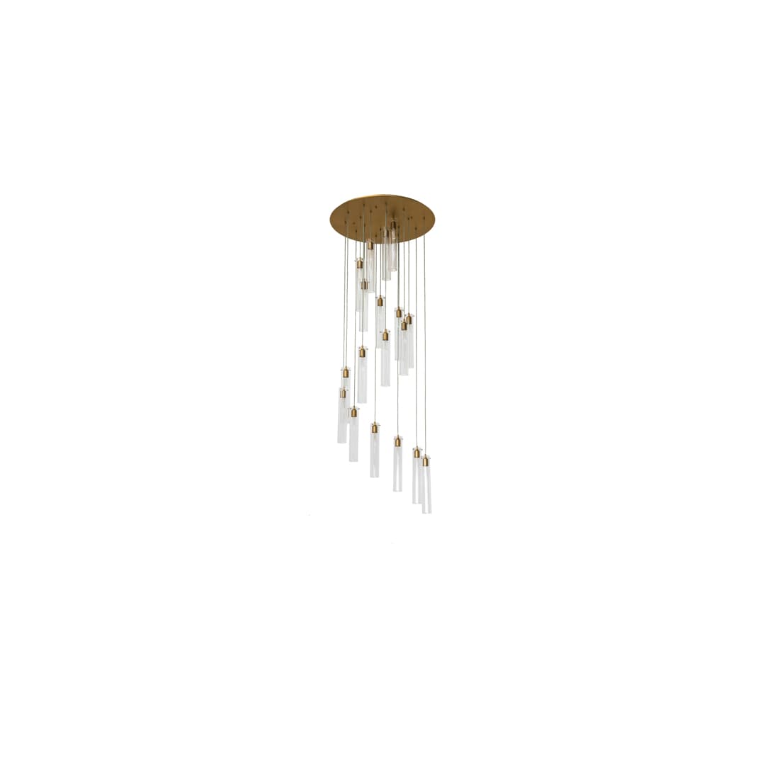 18 Light 36" Wide Multi Light Pendant