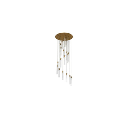 18 Light 36" Wide Multi Light Pendant