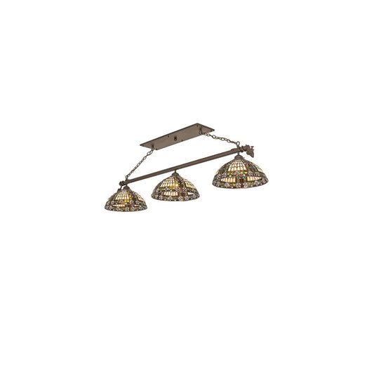 3 Light 66" Wide Linear Pendant