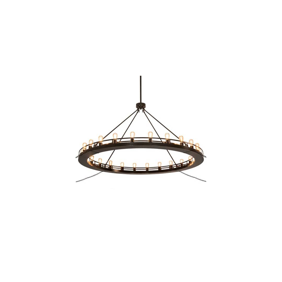 Barbury 24 Light 72" Wide Ring Chandelier