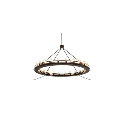 Barbury 24 Light 72" Wide Ring Chandelier