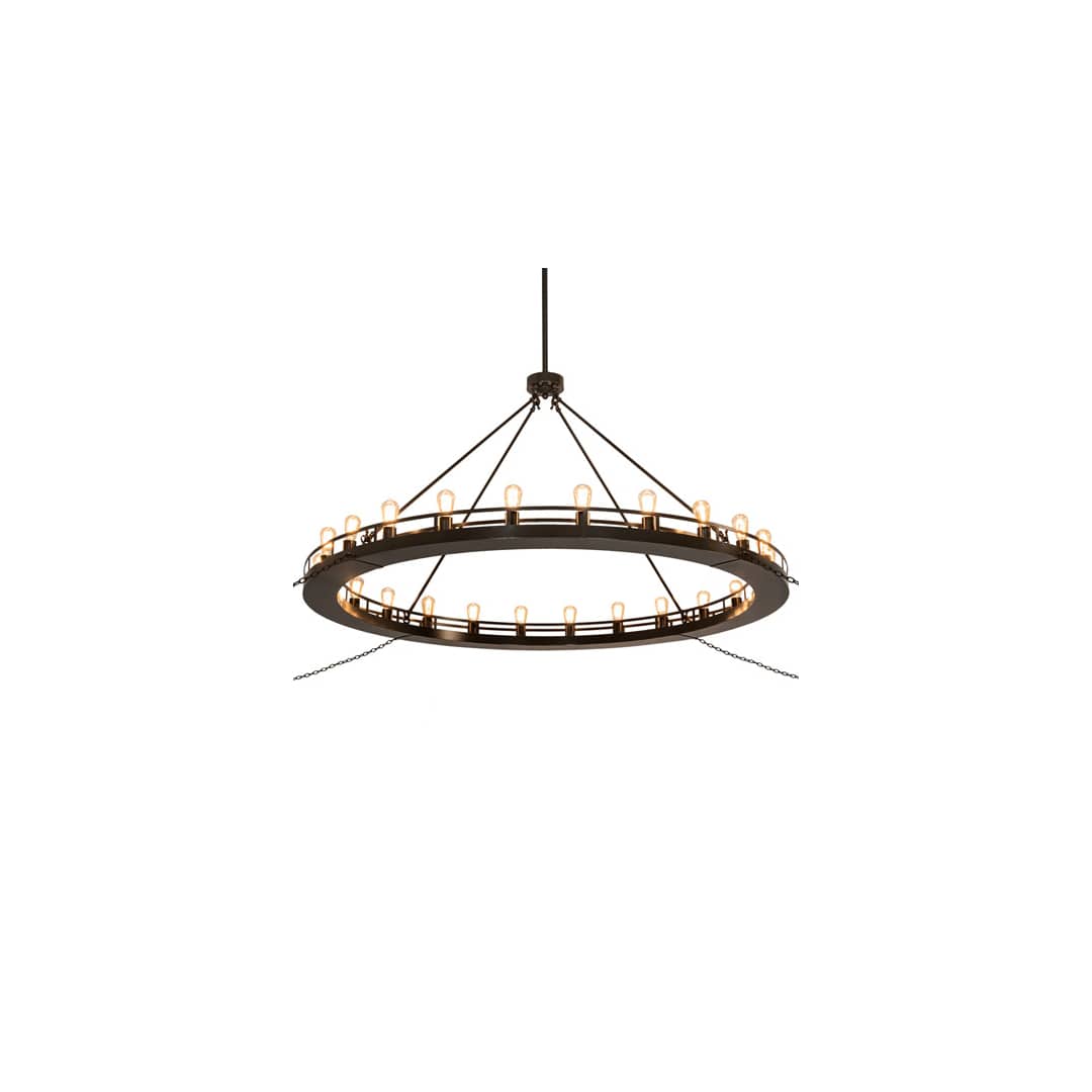 Barbury 24 Light 72" Wide Ring Chandelier