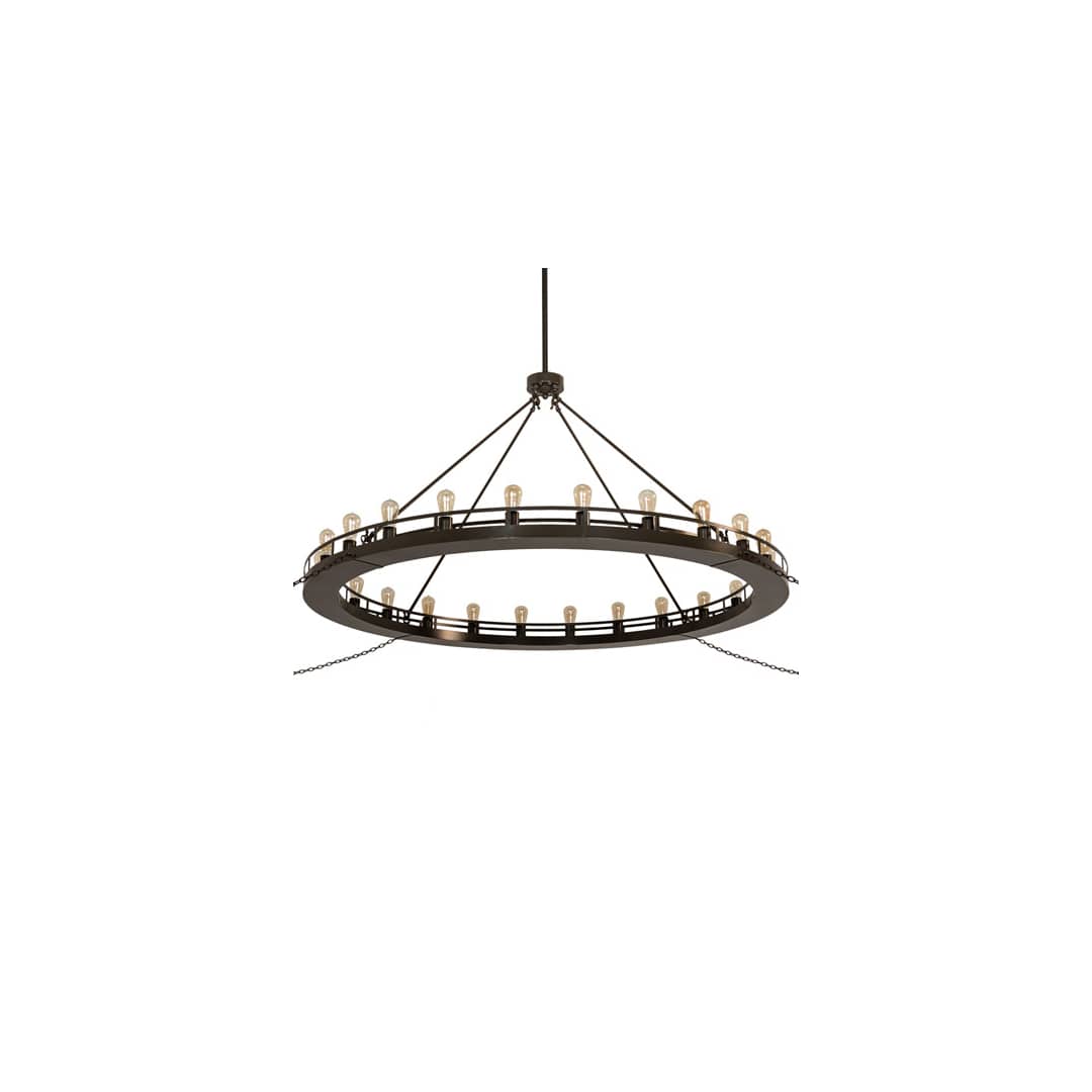 Barbury 24 Light 72" Wide Ring Chandelier