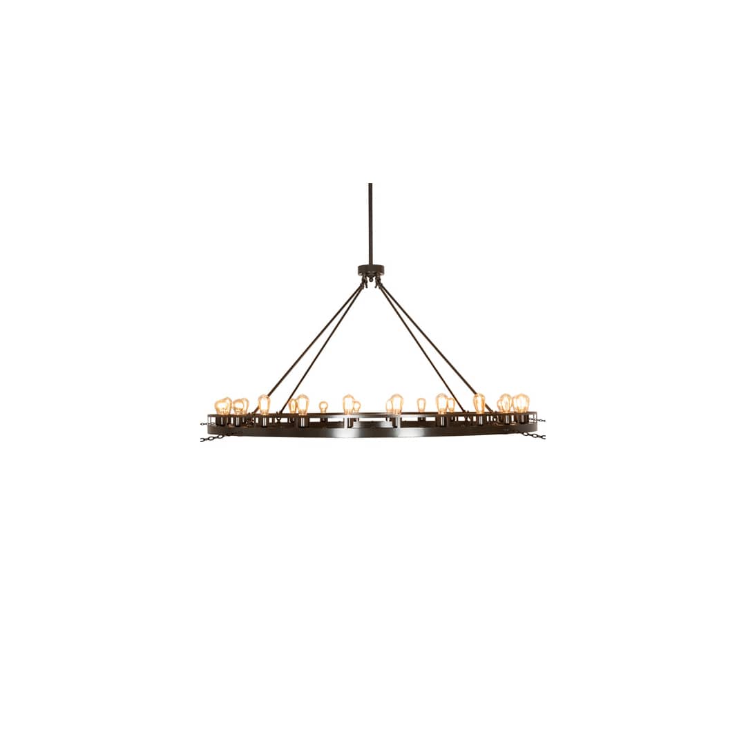 Barbury 24 Light 72" Wide Ring Chandelier