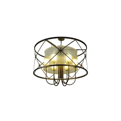 6 Light 48" Wide Pendant