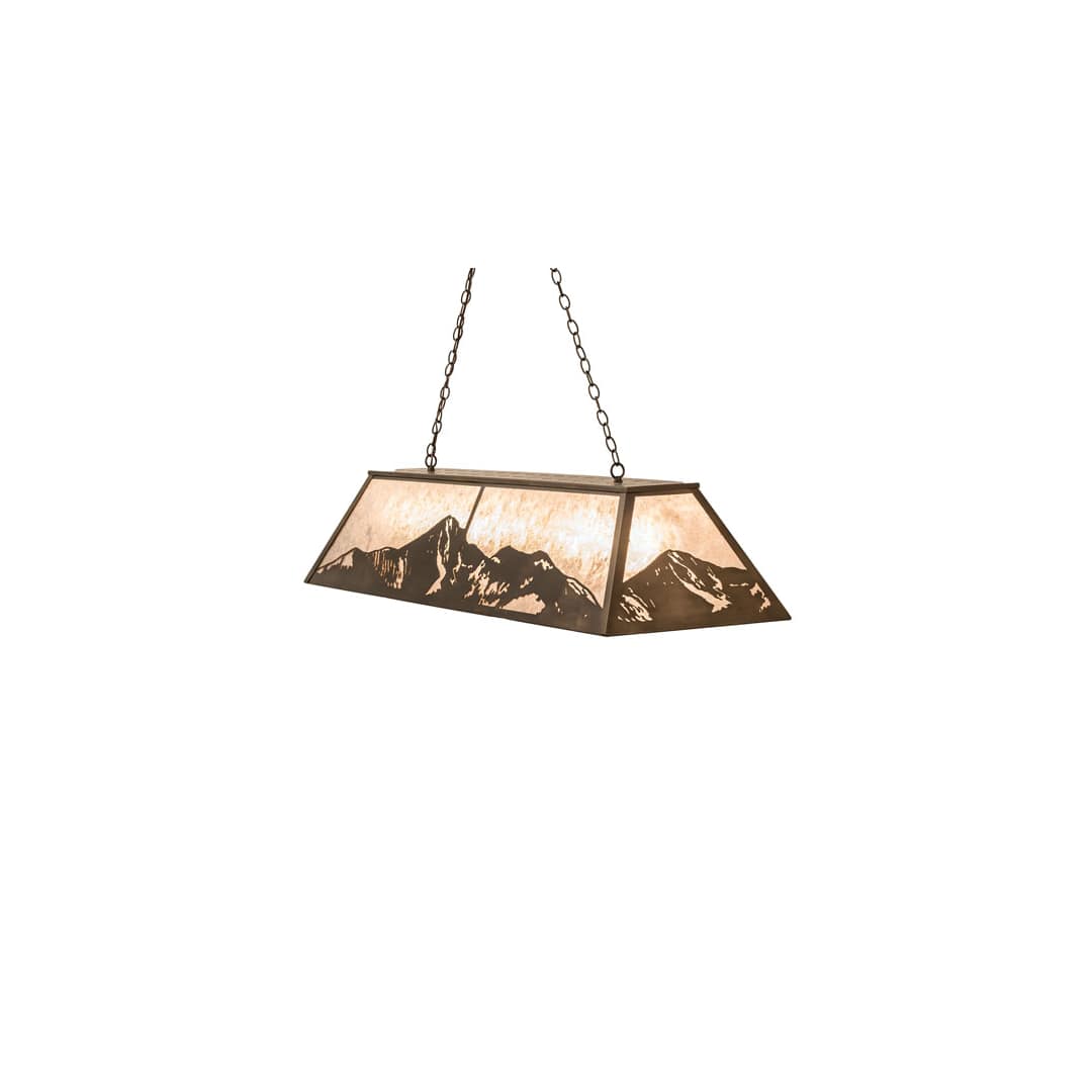9 Light 61" Wide Linear Pendant