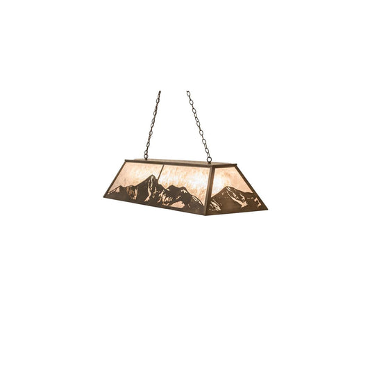 9 Light 61" Wide Linear Pendant
