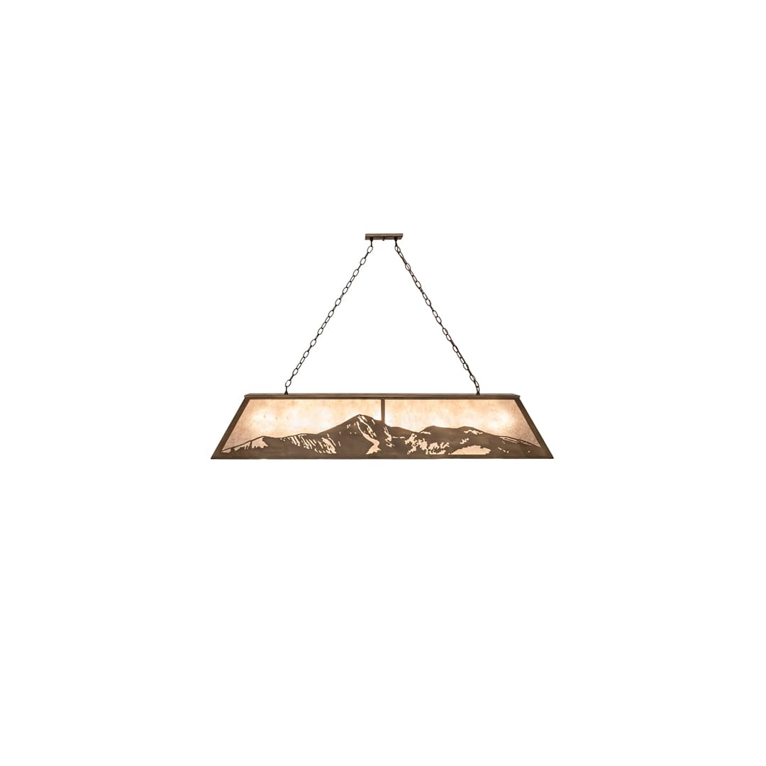 9 Light 61" Wide Linear Pendant