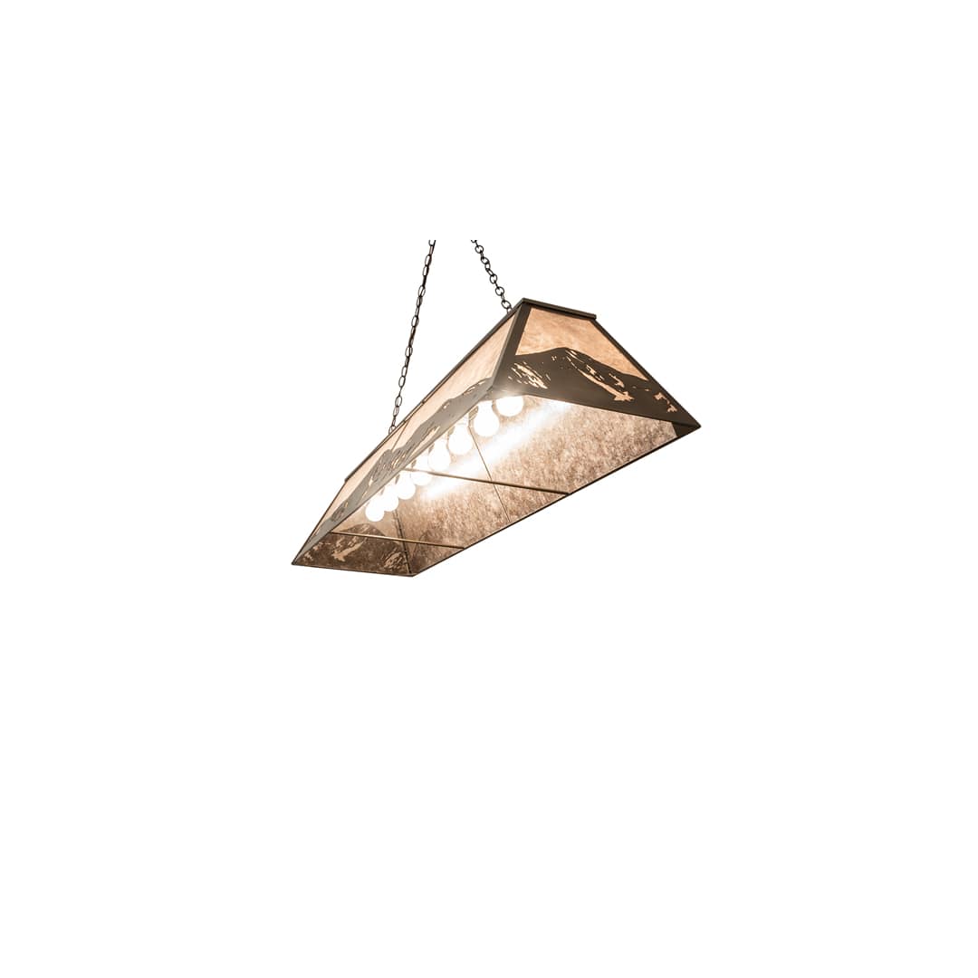9 Light 61" Wide Linear Pendant