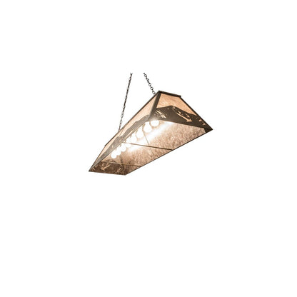 9 Light 61" Wide Linear Pendant