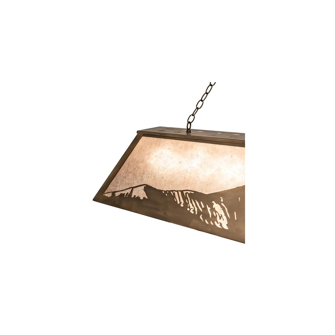 9 Light 61" Wide Linear Pendant