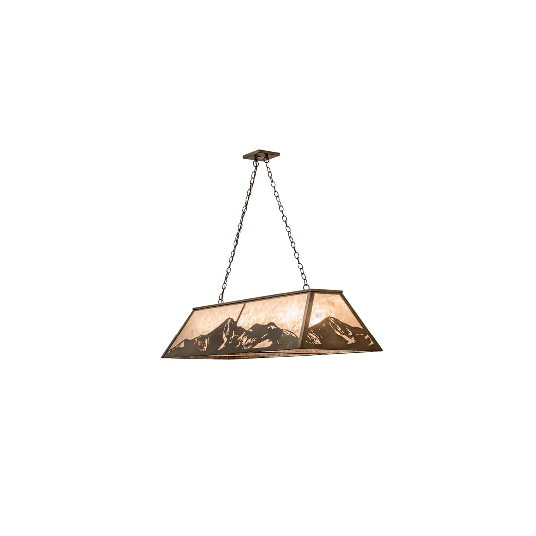 9 Light 61" Wide Linear Pendant