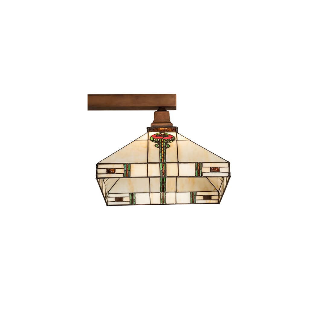 2 Light 39" Wide Linear Pendant