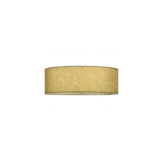 Cilindro 3 Light 36" Wide Semi-Flush Drum Ceiling Fixture - Natural Aluminum Finish