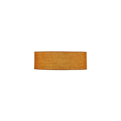 Cilindro 3 Light 36" Wide Semi-Flush Drum Ceiling Fixture with Copper Burlap Shade - Nickel Finish