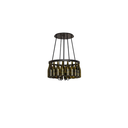 Tuscan Vineyard 6 Light 26" Wide Ring Chandelier