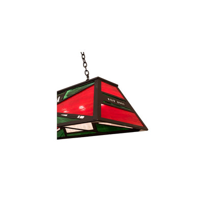 6 Light 48" Wide Billiard Linear Pendant