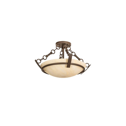 Covina 2 Light 18" Wide Semi-Flush Bowl Ceiling Fixture